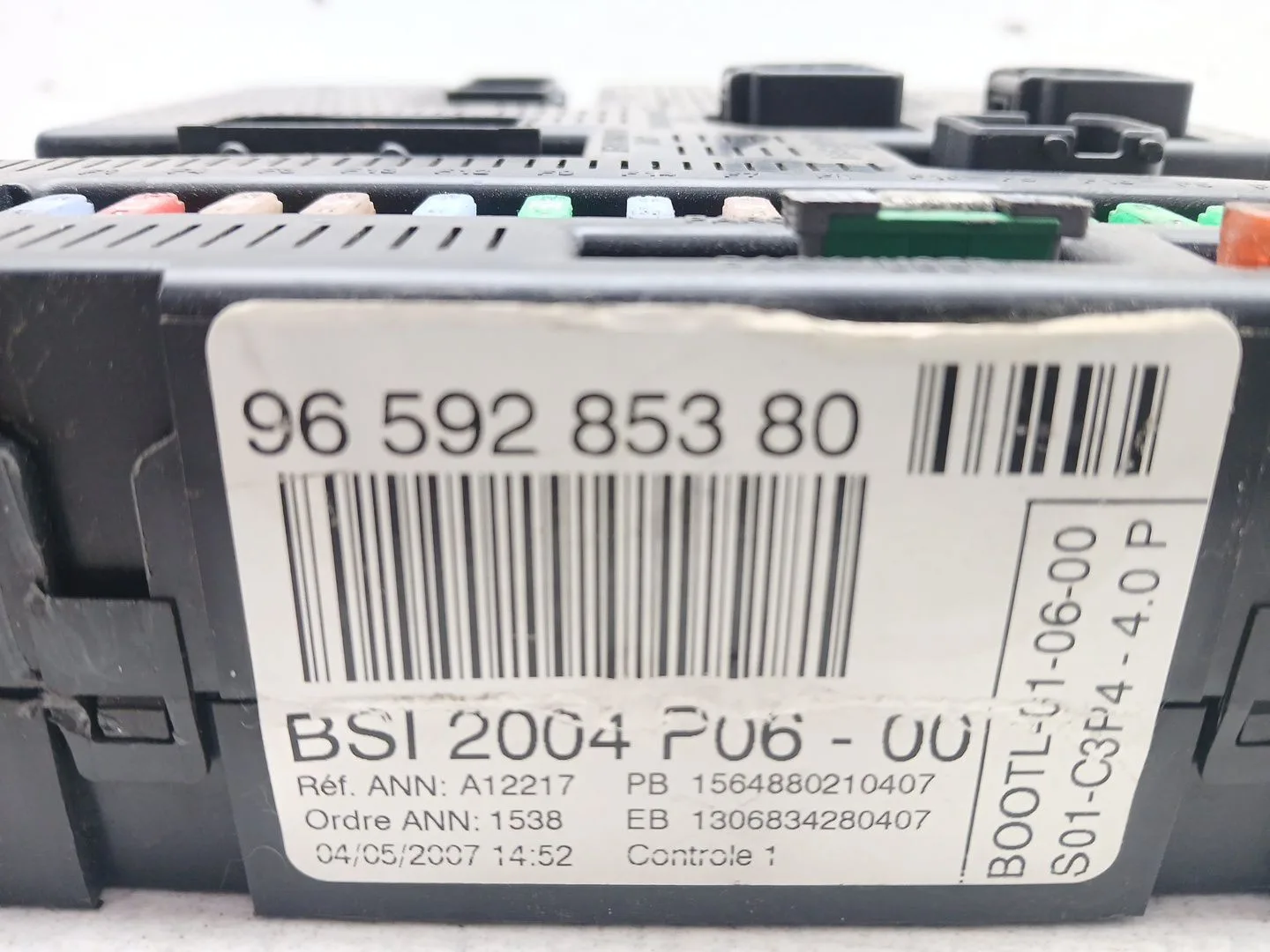 Centralita Bsi para Peugeot 207/207+ (Wa_, Wc_)