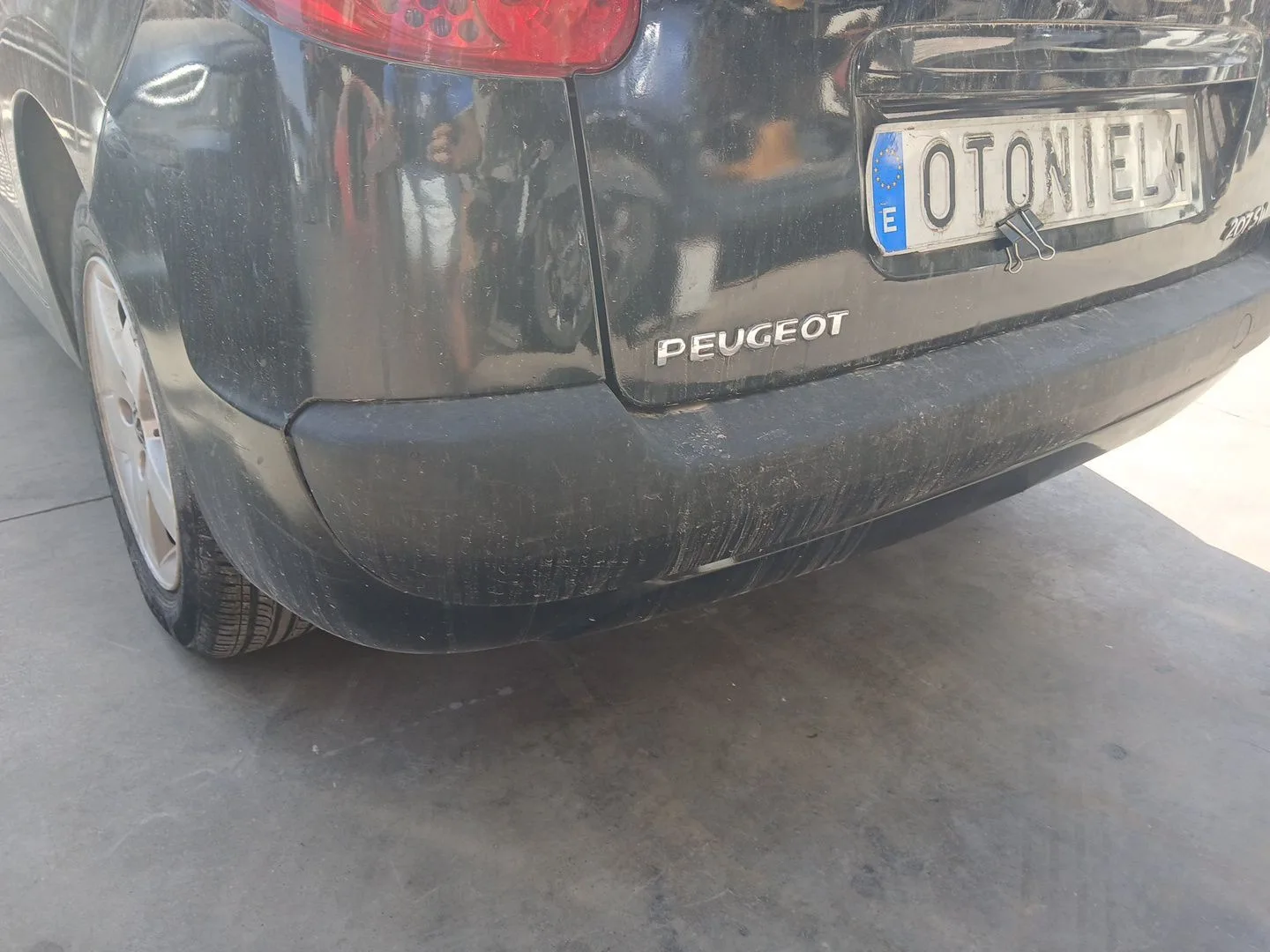 Paragolpes Trasero para Peugeot 207 Sw (Wk_)