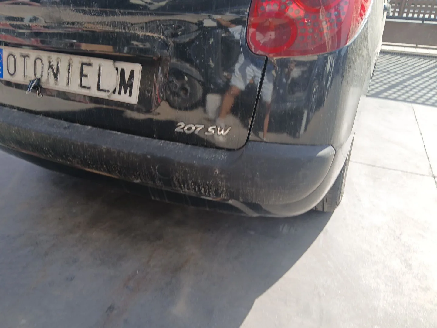 Paragolpes Trasero para Peugeot 207 Sw (Wk_)