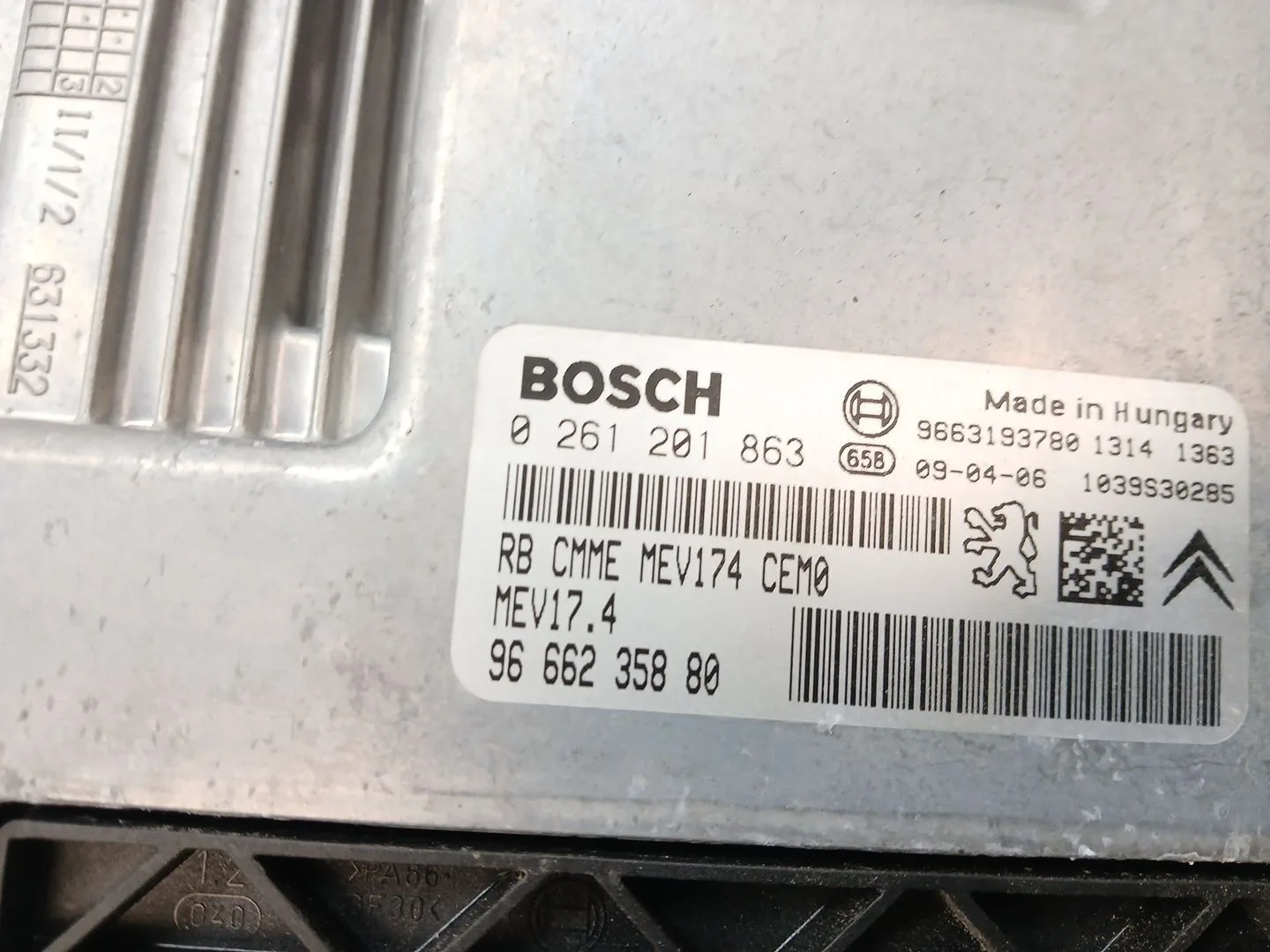 Centralita Motor Uce para Peugeot 207 Sw (Wk_)