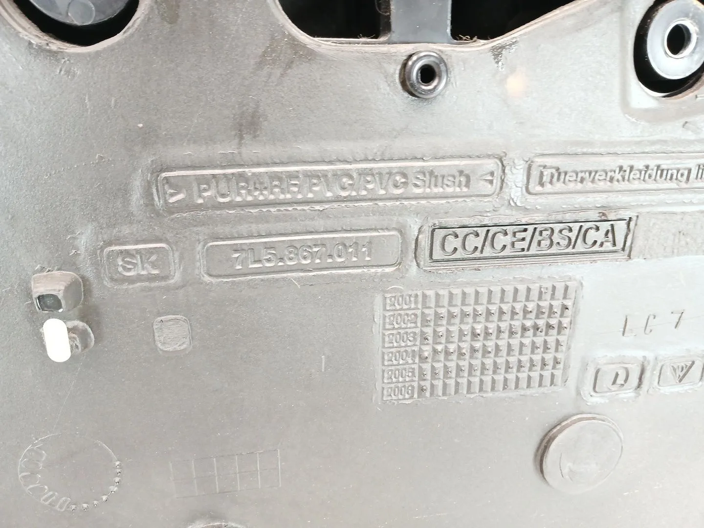 Guarnecido Puerta Delantera Izquierda para Porsche Cayenne (9Pa)