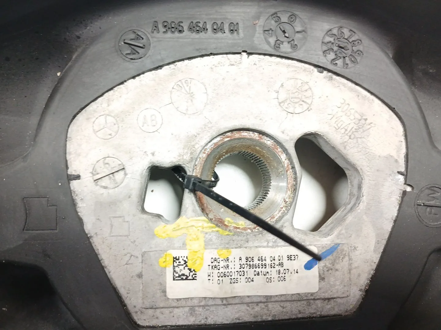 Volante para Mercedes-Benz Sprinter 3,5-T Furgoneta (B906)