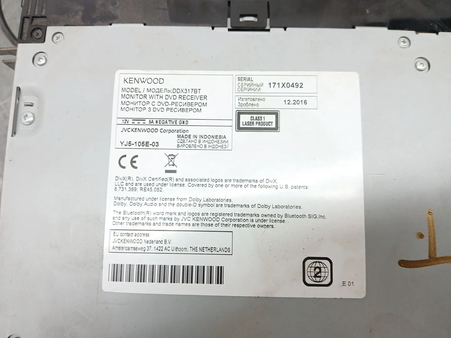 Sistema Audio / Radio Cd para Kia Carnival Ii (Gq)