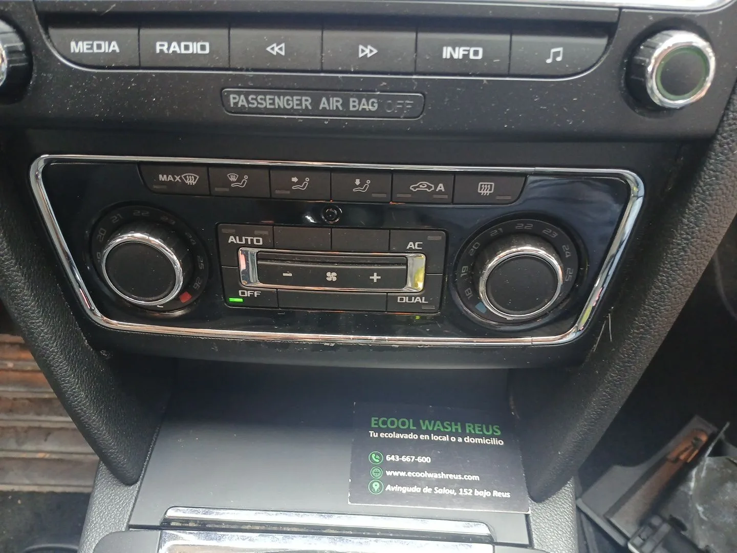 Mando Climatizador para Skoda Superb Ii (3T4)