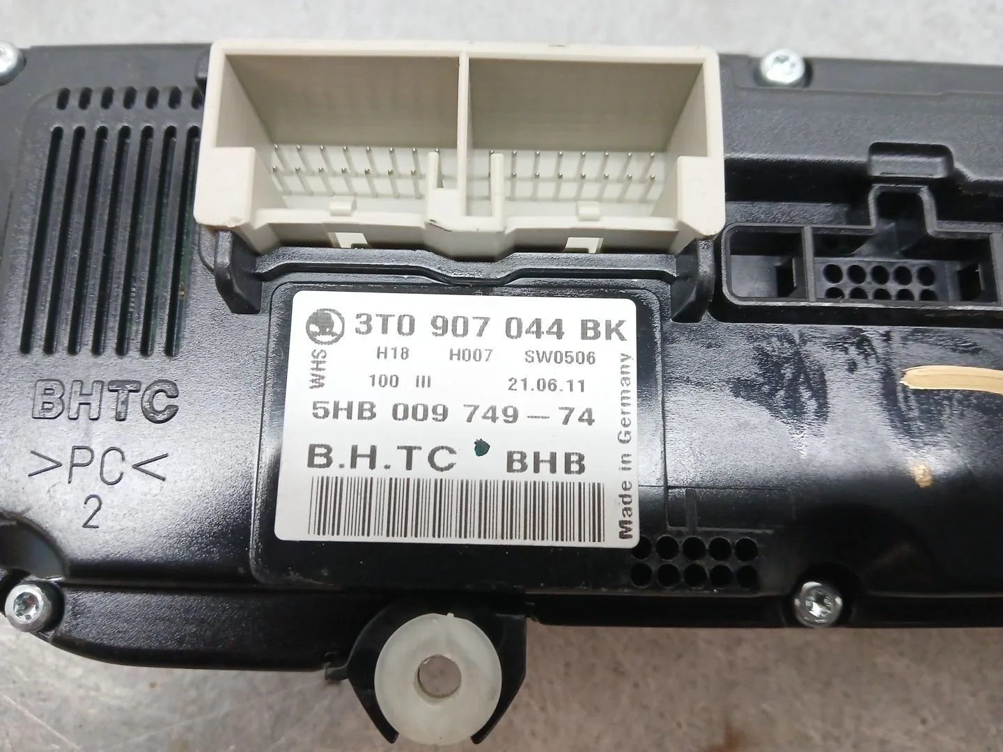 Mando Climatizador para Skoda Superb Ii (3T4)