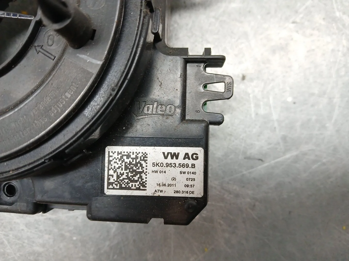 Anillo Airbag para Skoda Superb Ii (3T4)