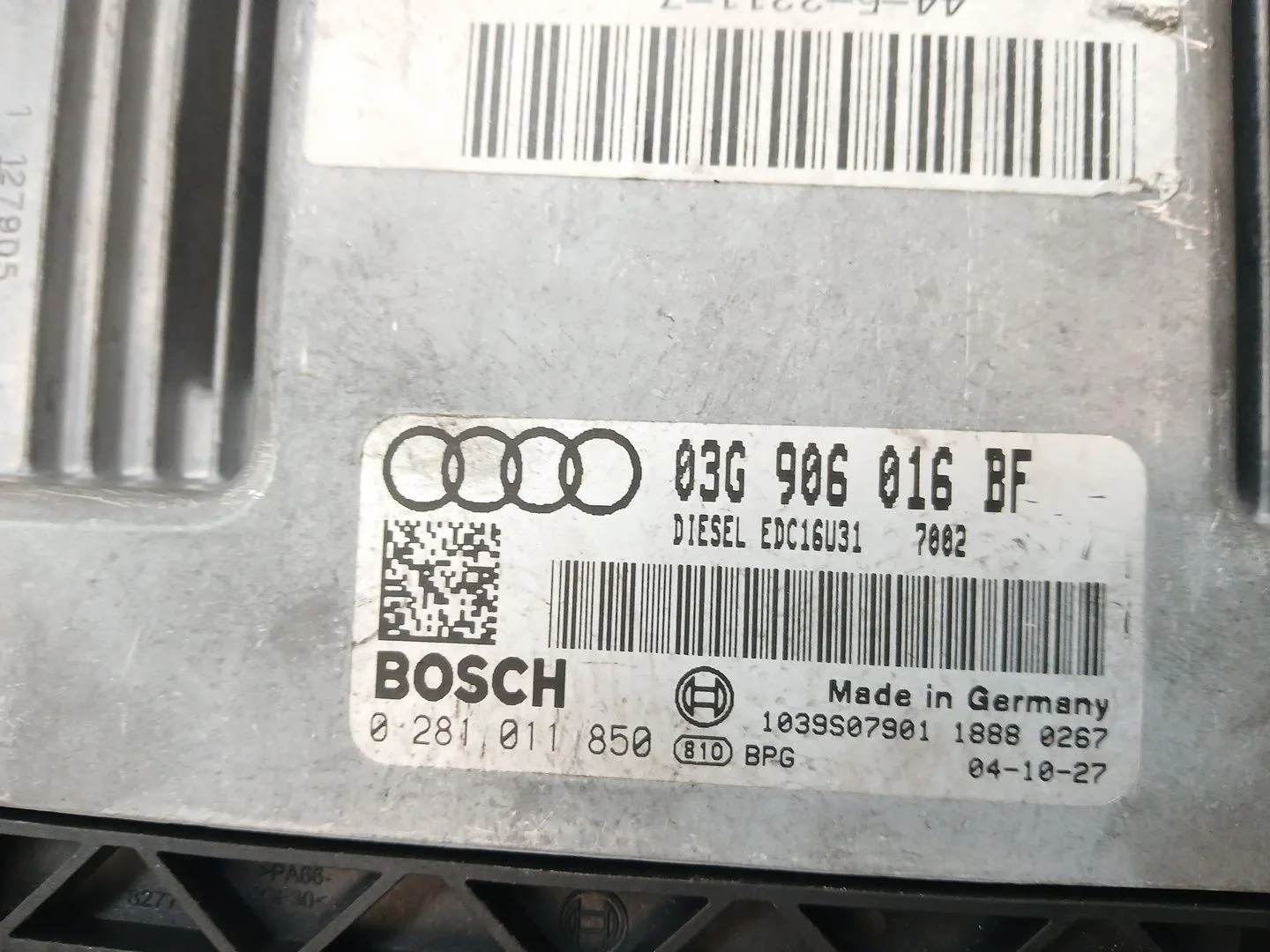Centralita Motor Uce para Audi A6 C6 (4F2)