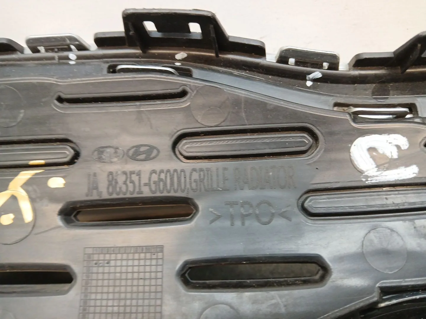 Rejilla Paragolpes Delantero para Kia Picanto Iii (Ja)