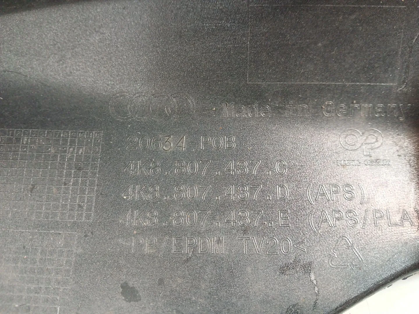 Paragolpes Delantero para Audi A7 Sportback (4Ka)