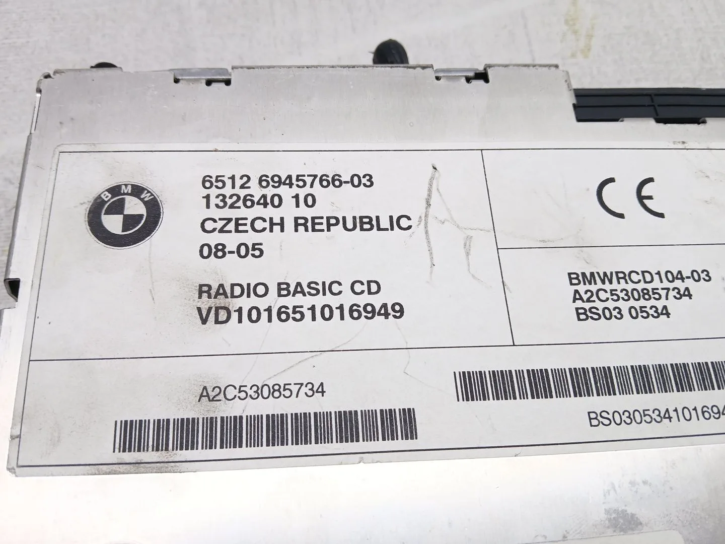 Sistema Audio / Radio Cd para Bmw X3 (E83)
