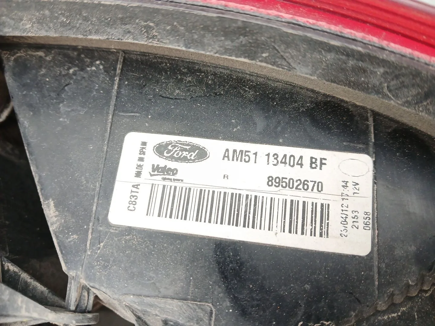 Piloto Trasero Derecho para Ford C-Max Ii (Dxa/Cb7, Dxa/Ceu)
