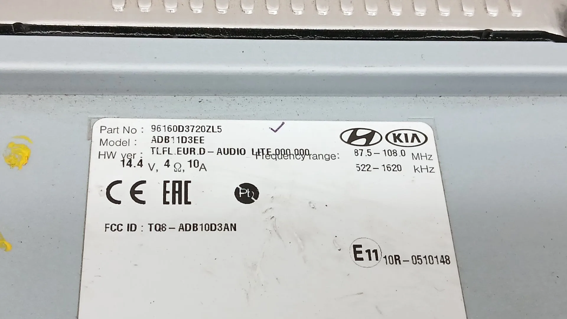 Sistema Audio / Radio Cd para Hyundai Tucson (Tl, Tle)