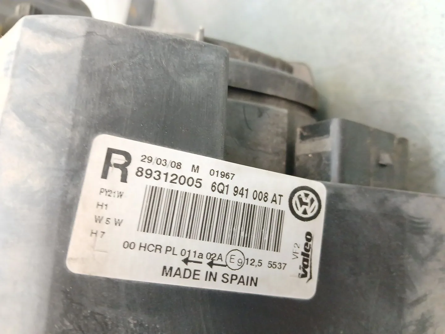 Faro Derecho para Volkswagen Polo Iv (9N_, 9A_)
