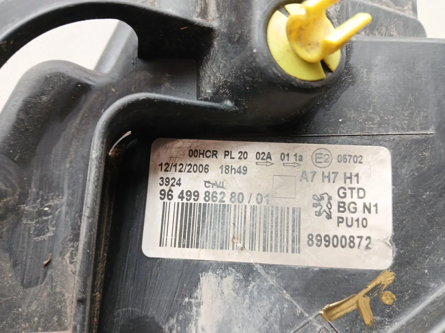 Faro Izquierdo para Peugeot 207/207+ (Wa_, Wc_)