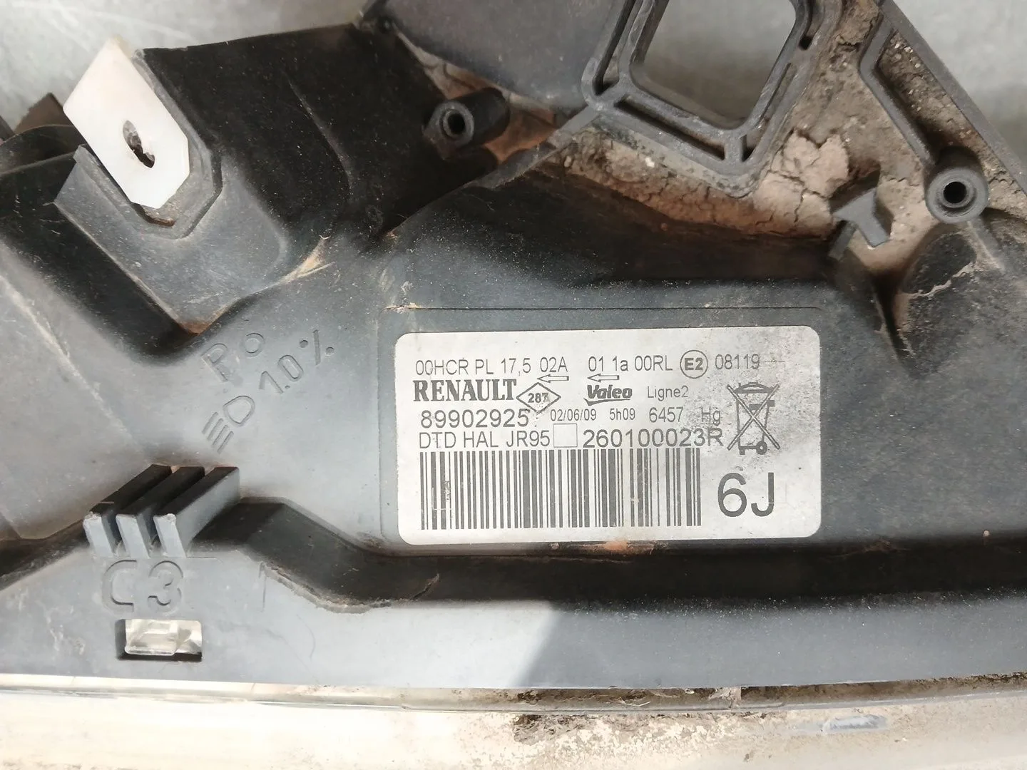 Faro Derecho para Renault Grand Scenic Iii (Jz0/1_)