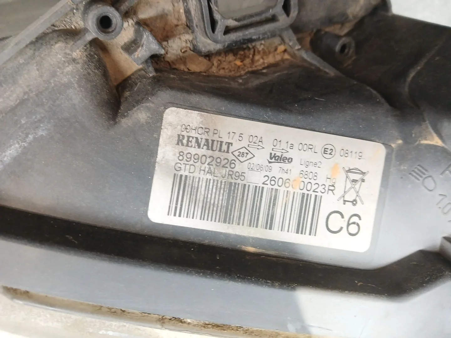Faro Izquierdo para Renault Grand Scenic Iii (Jz0/1_)