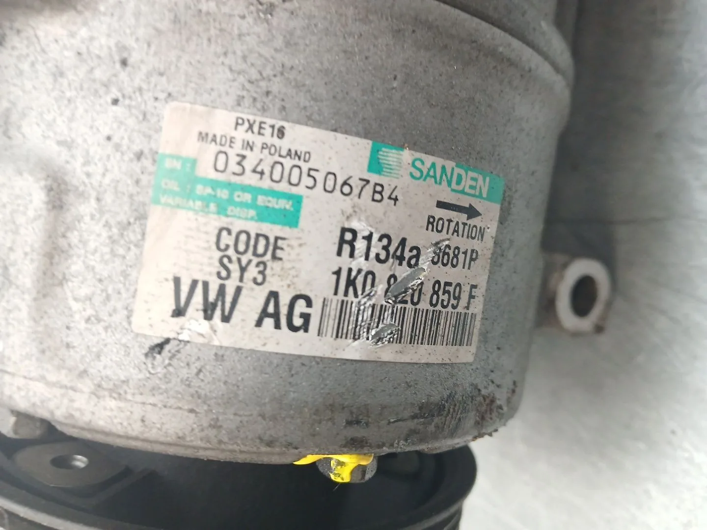 Compresor Aire Acondicionado para Volkswagen Passat B6 (3C2)