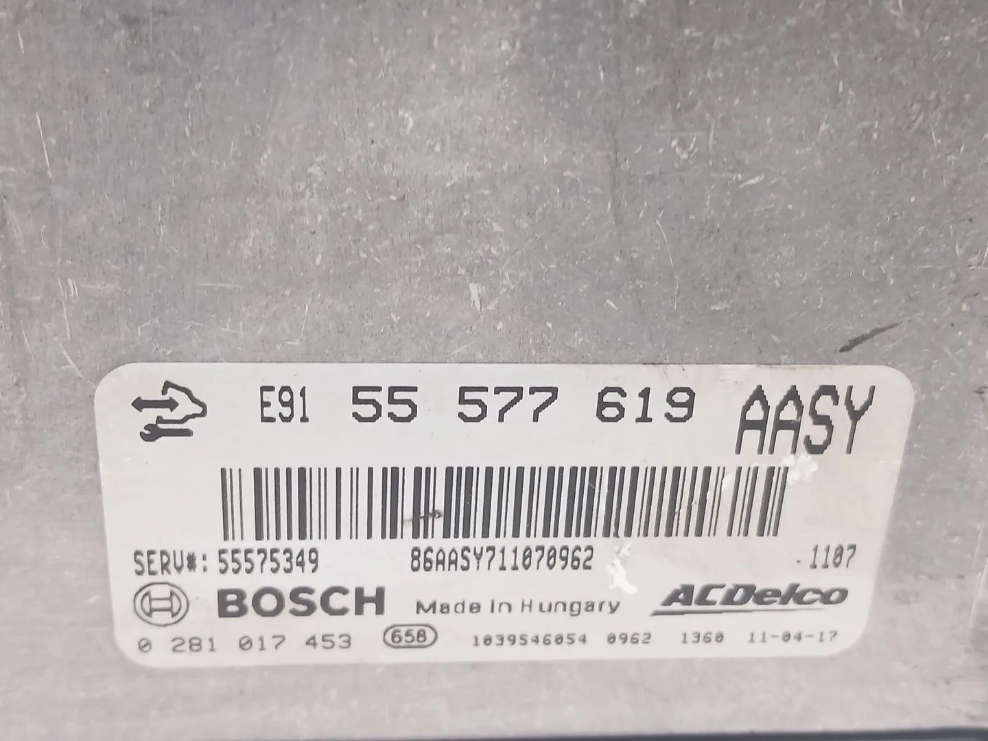 Centralita Motor Uce para Opel Insignia A (G09)