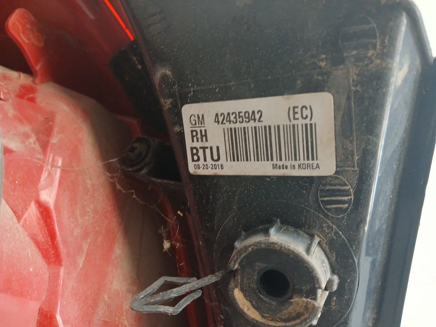 Piloto Trasero Derecho para Opel Mokka / Mokka X (J13)