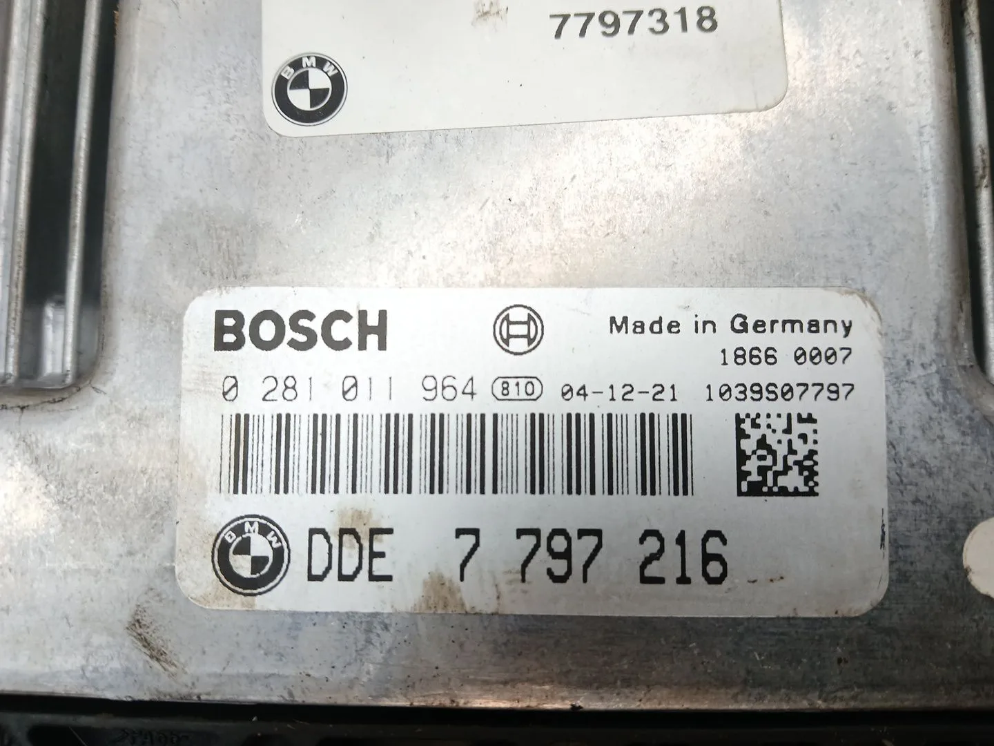 Centralita Motor Uce para Bmw 1 (E87)