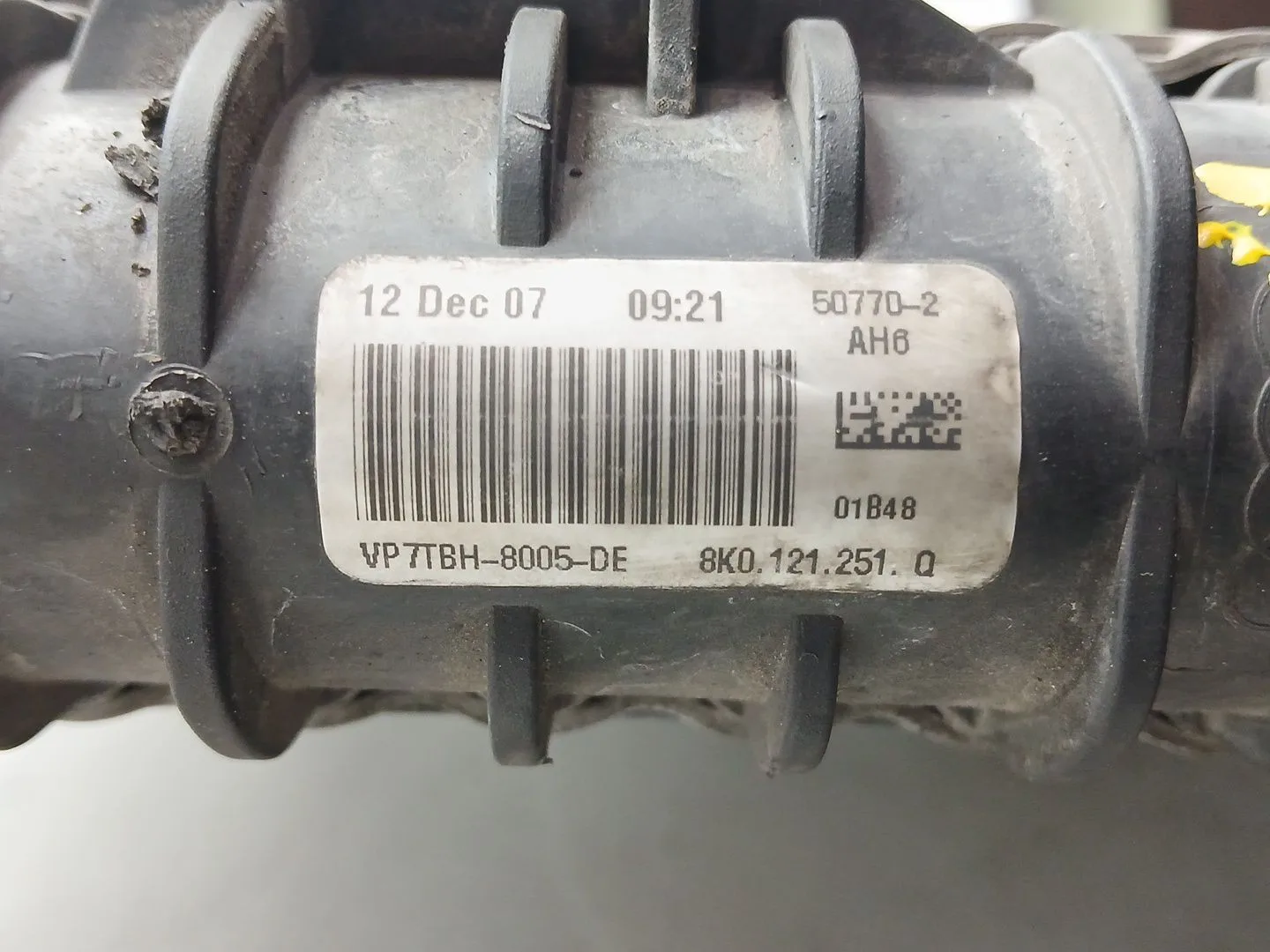 Radiador Agua para Audi A5 (8T3)
