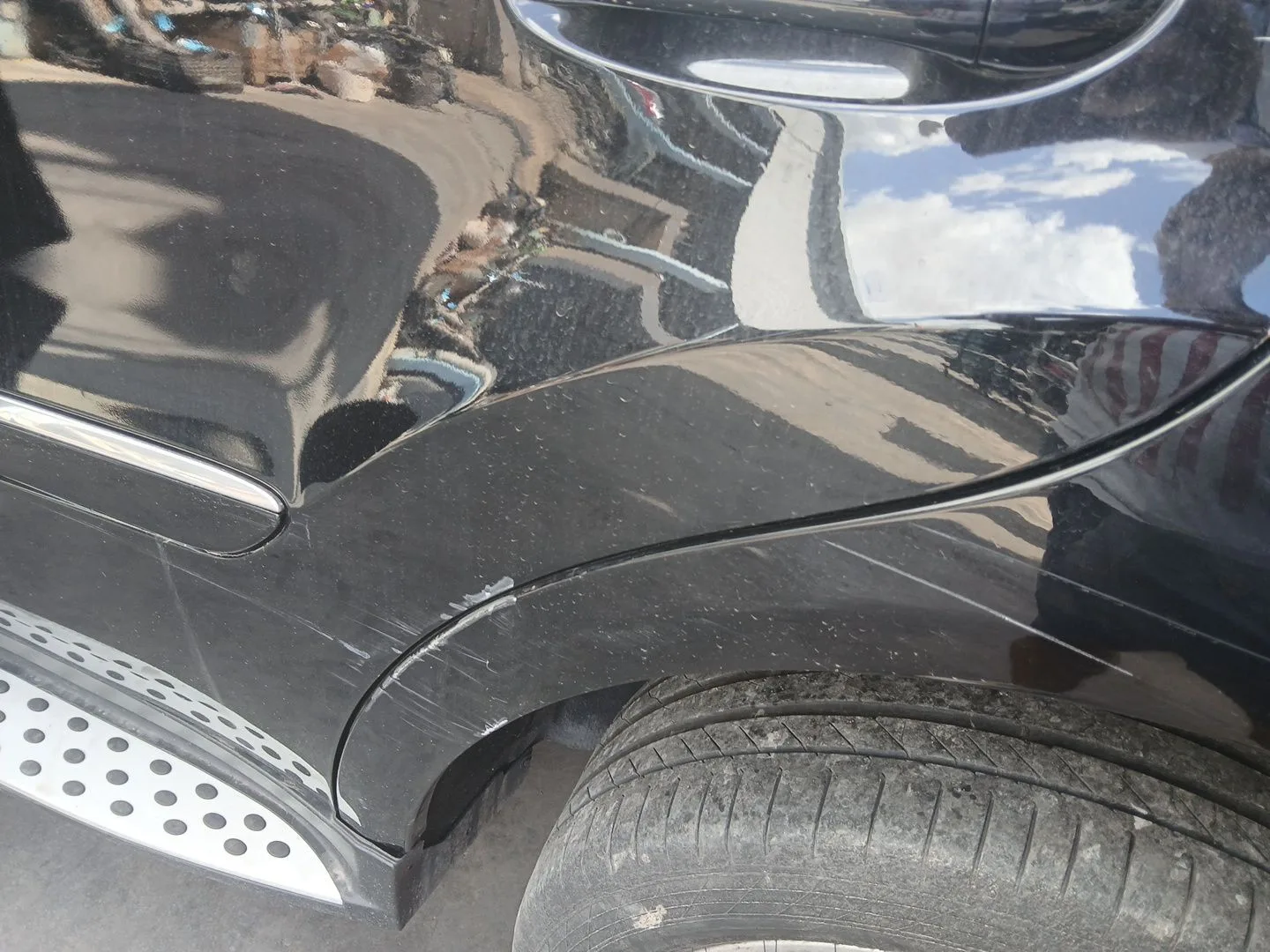 Puerta Trasera Izquierda para Mercedes-Benz Clase M (W164)