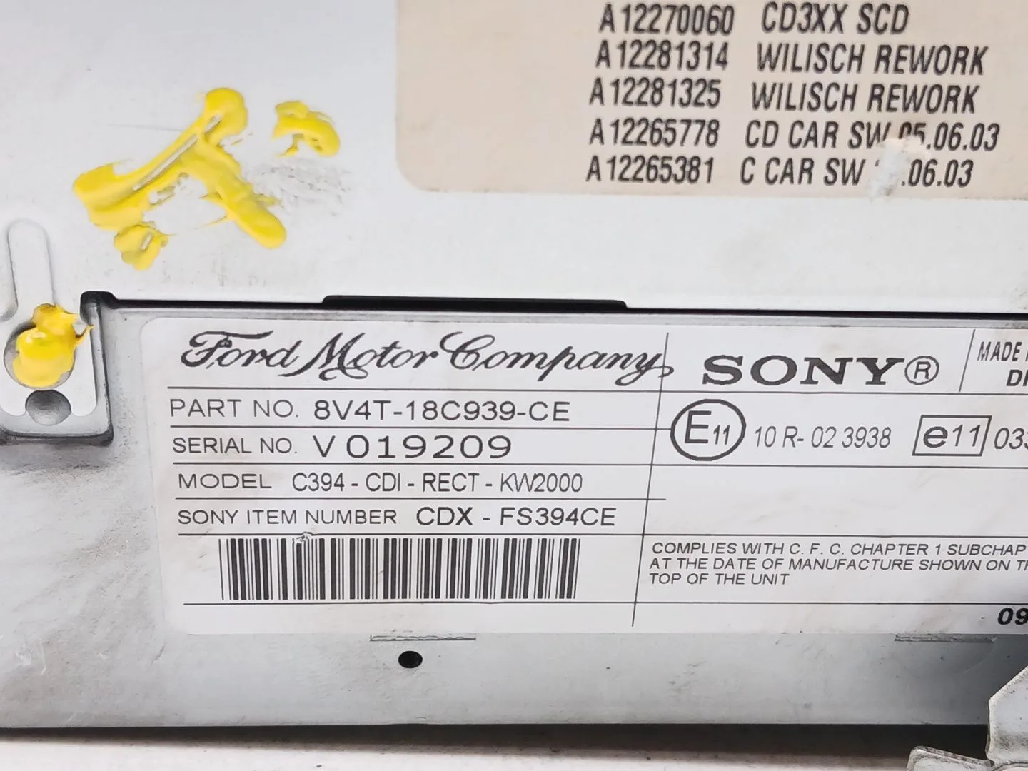 Sistema Audio / Radio Cd para Ford Kuga I