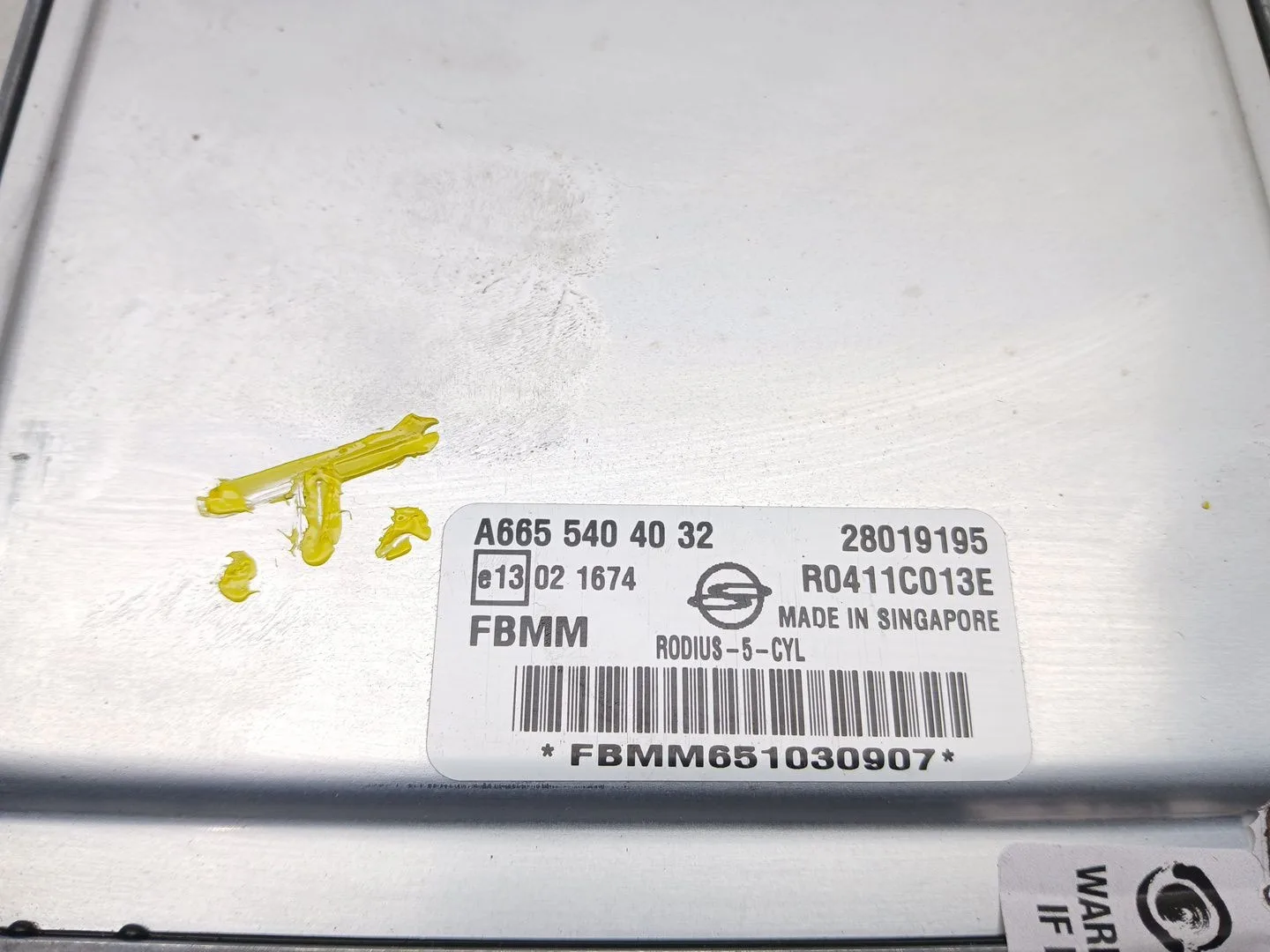 Centralita Motor Uce para Ssangyong Rodius I