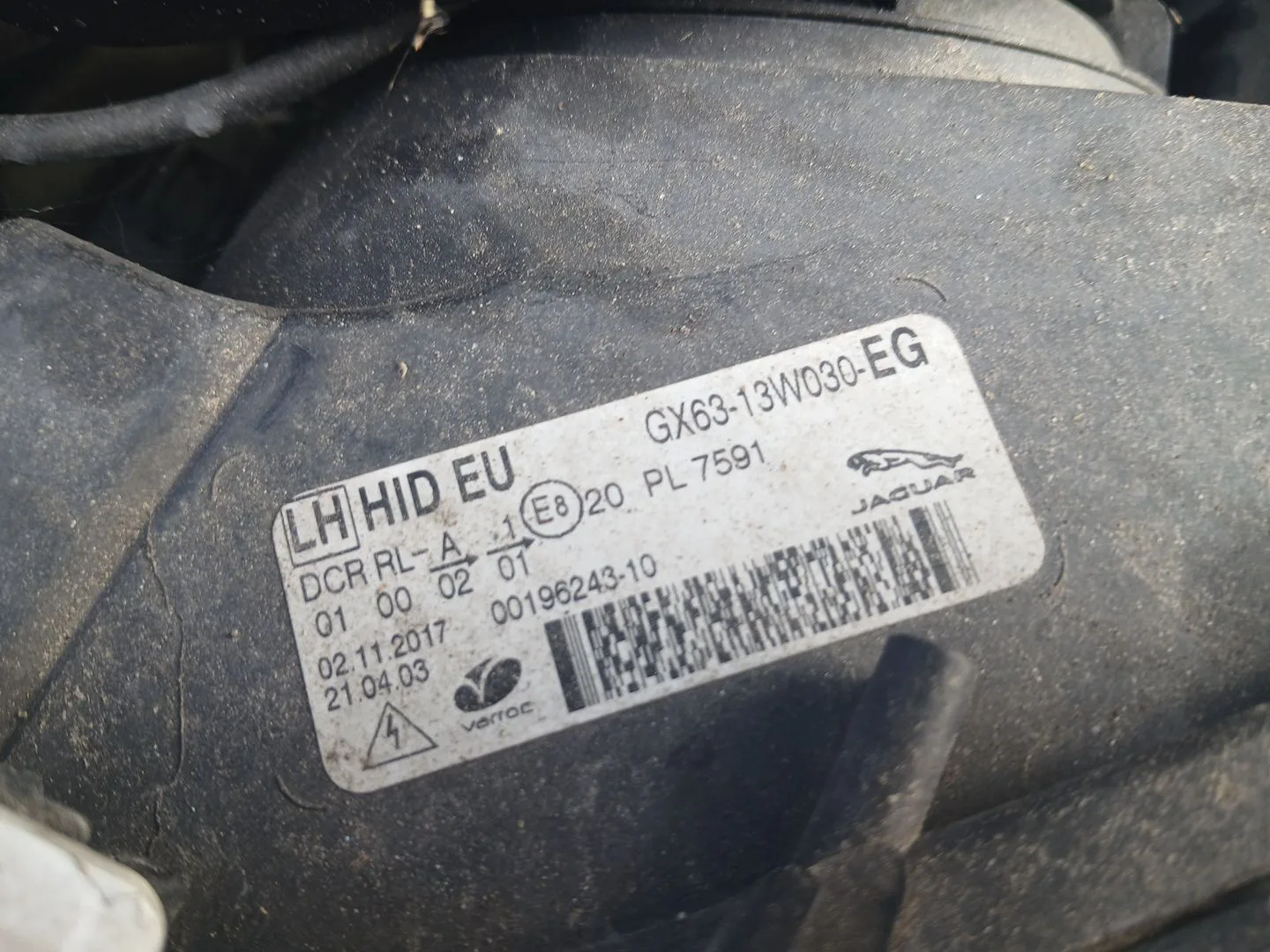 Faro Izquierdo para Jaguar F-Pace (X761)