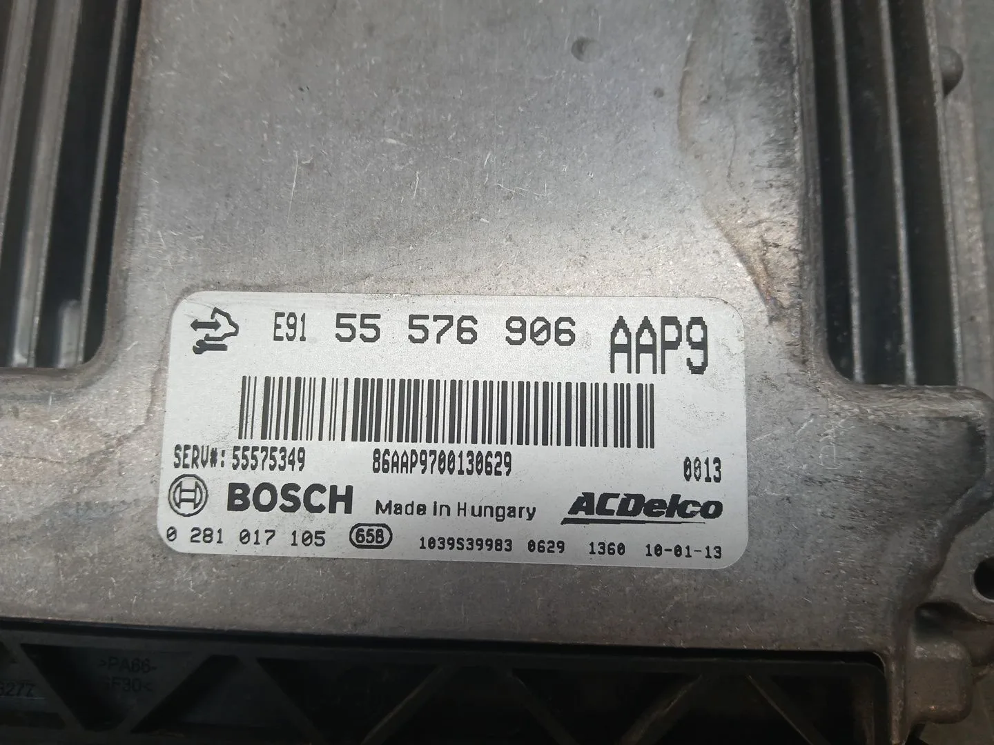 Centralita Motor Uce para Opel Insignia A (G09)