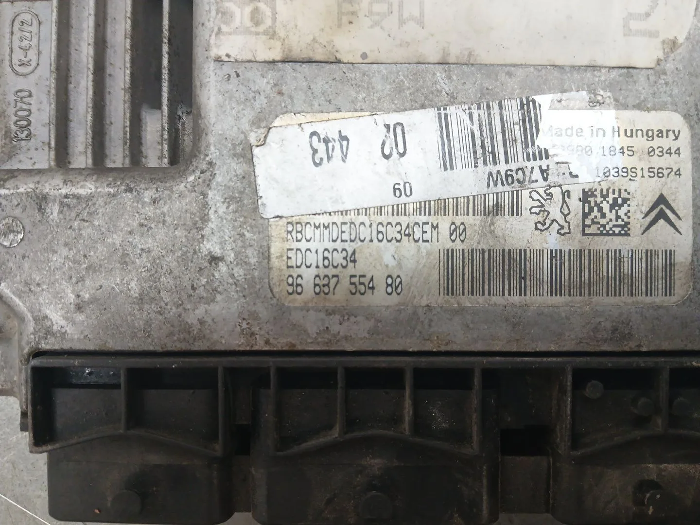 Centralita Motor Uce para Peugeot 207 Sw (Wk_)