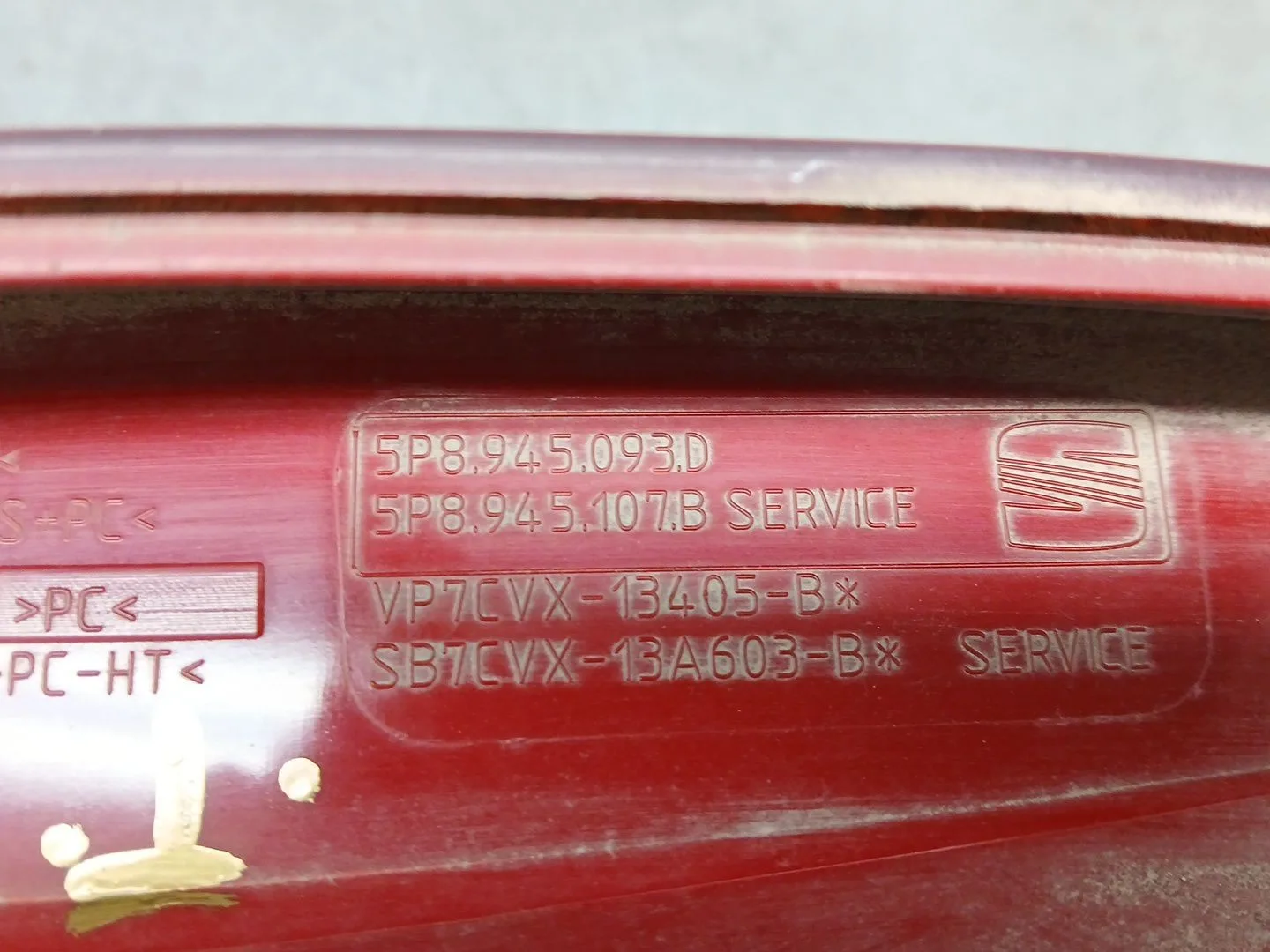 Piloto Trasero Izquierdo Interior para Seat Altea Xl (5P5, 5P8)