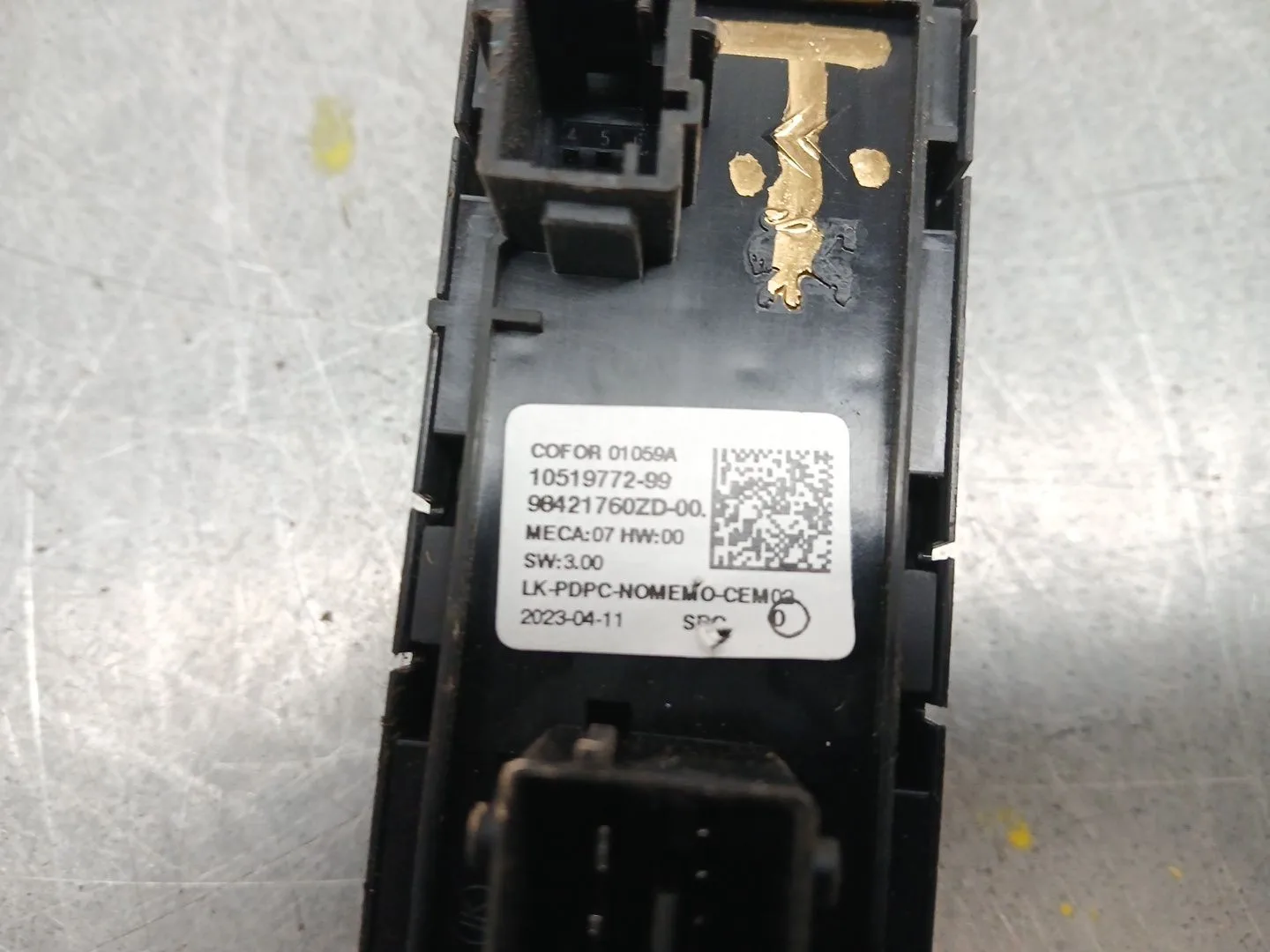 Mando Elevalunas Delantero Izquierdo para Citroën C3 Aircross I (2R_, 2C_)