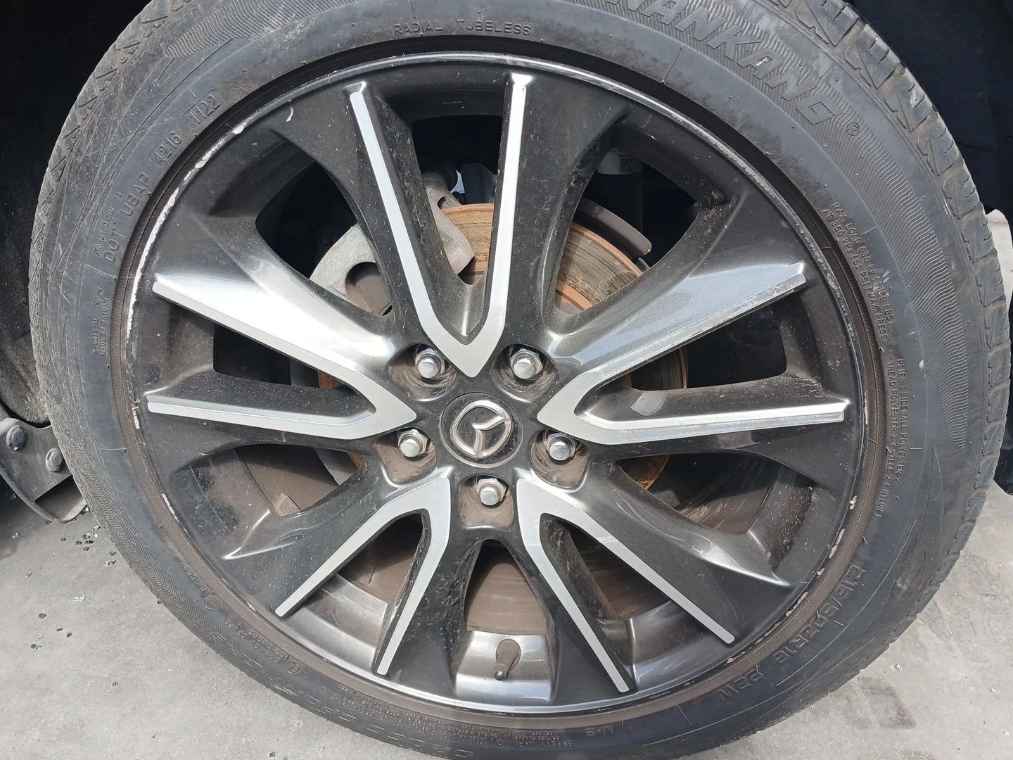 Llanta Trasera Izquierda para Mazda Cx-3 (Dk)