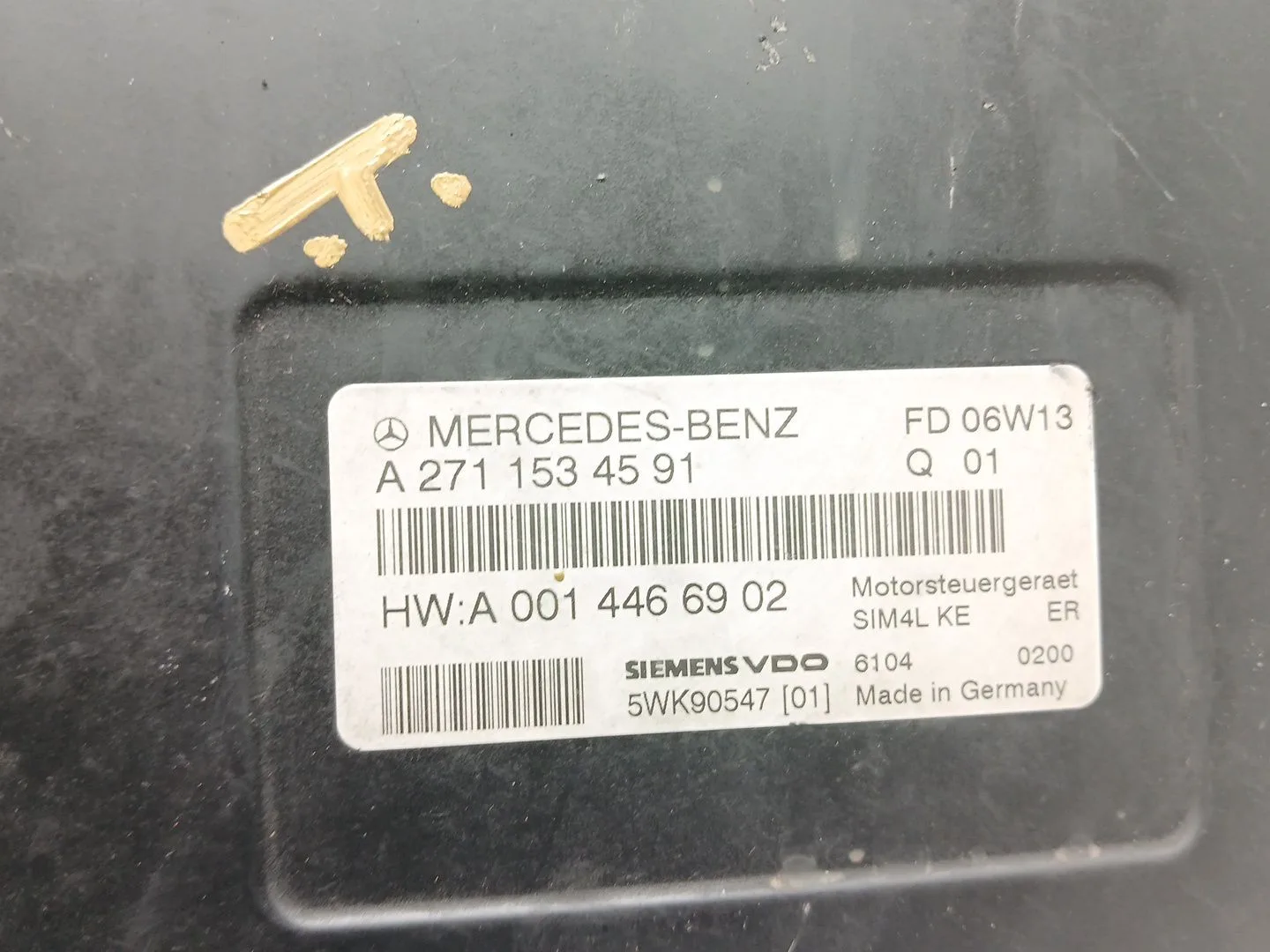 Centralita Motor Uce para Mercedes-Benz Clase C (W203)