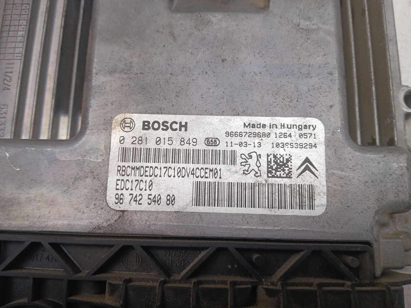 Centralita Motor Uce para Peugeot 207/207+ (Wa_, Wc_)