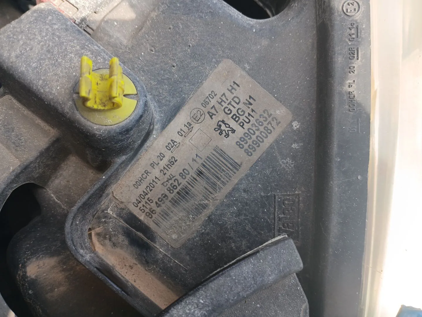 Faro Izquierdo para Peugeot 207/207+ (Wa_, Wc_)