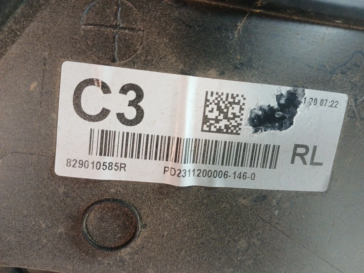 Guarnecido Puerta Trasera Izquierda para Renault Arkana I (Lcm_, Ldn_)