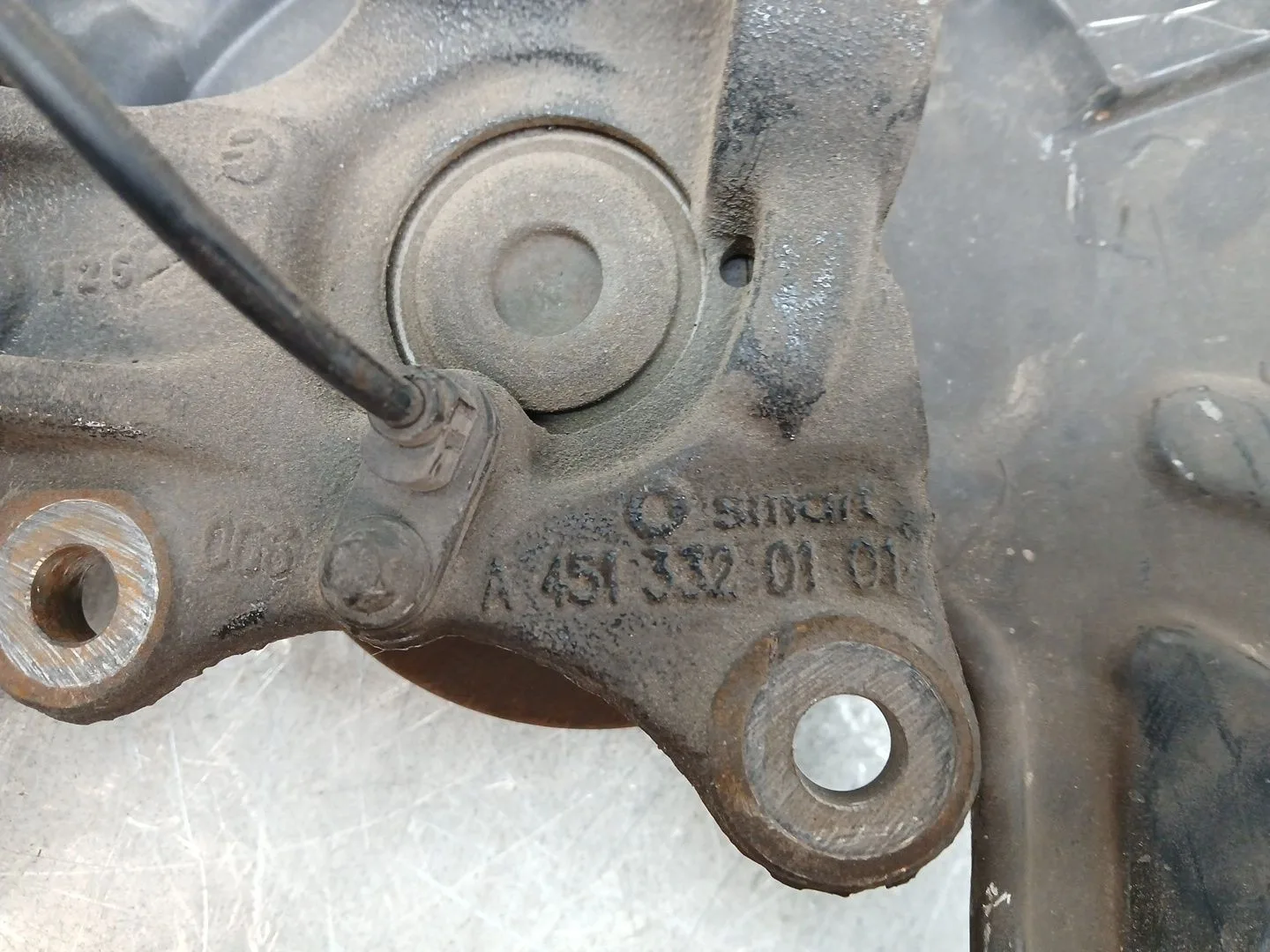 Mangueta Delantera Izquierda para Smart Fortwo Coupe (451)
