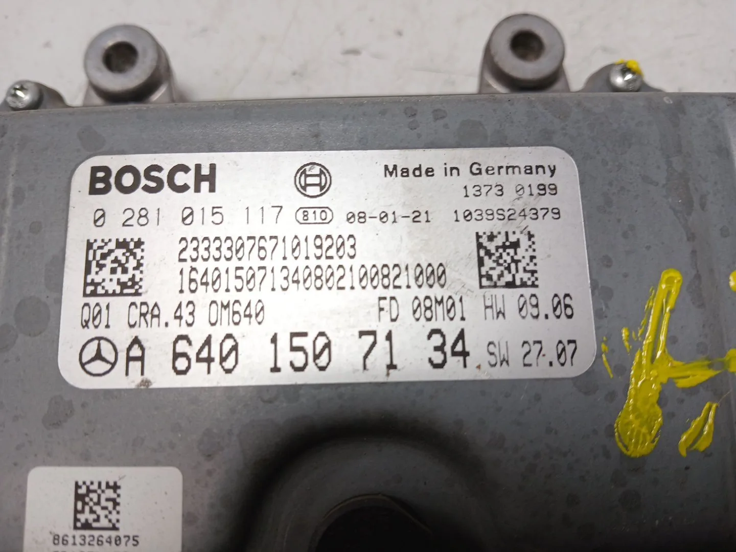 Centralita Motor Uce para Mercedes-Benz Clase B Sports Tourer (W245)
