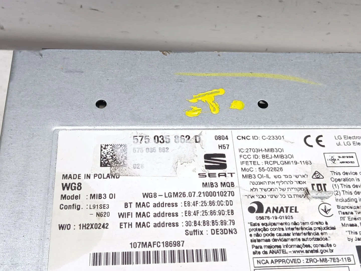 Sistema Navegacion Gps para Seat Arona (Kj7, Kjp)