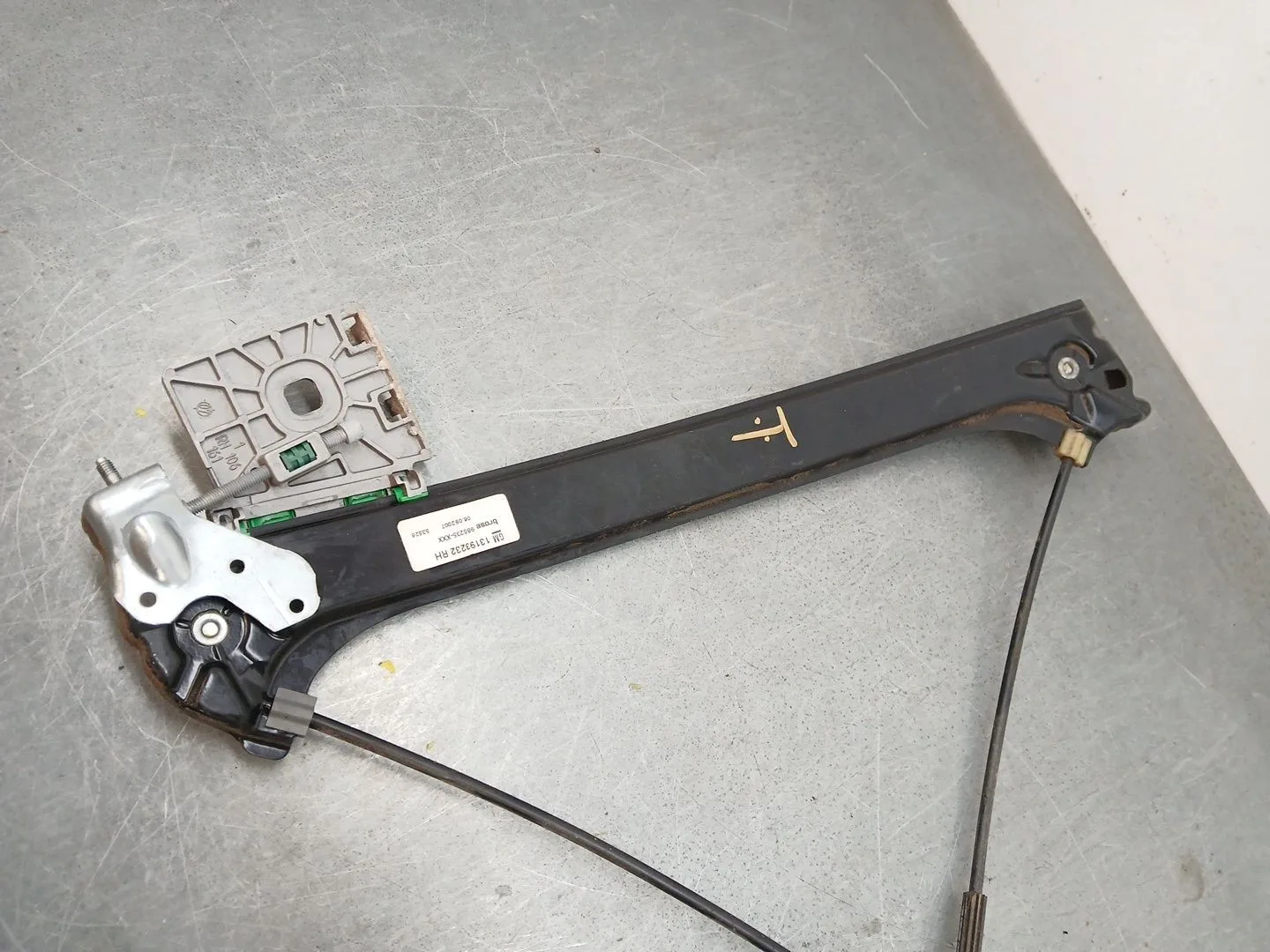Elevalunas Delantero Derecho para Opel Astra H Twintop (A04)