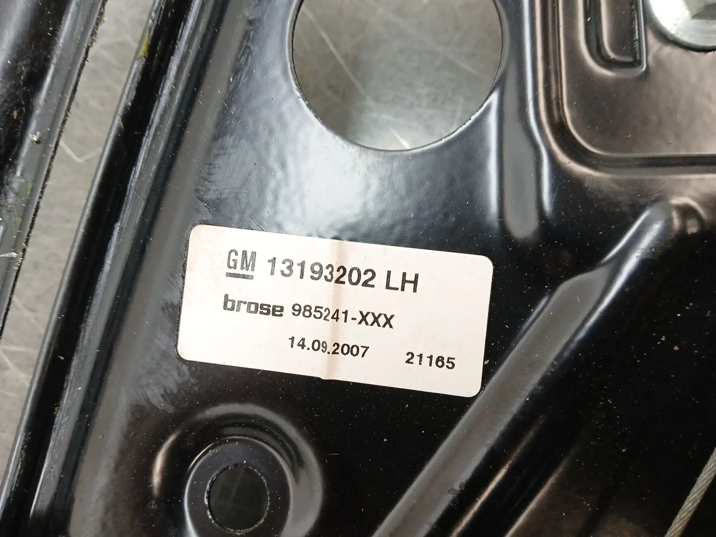 Elevalunas Trasero Izquierdo para Opel Astra H Twintop (A04)