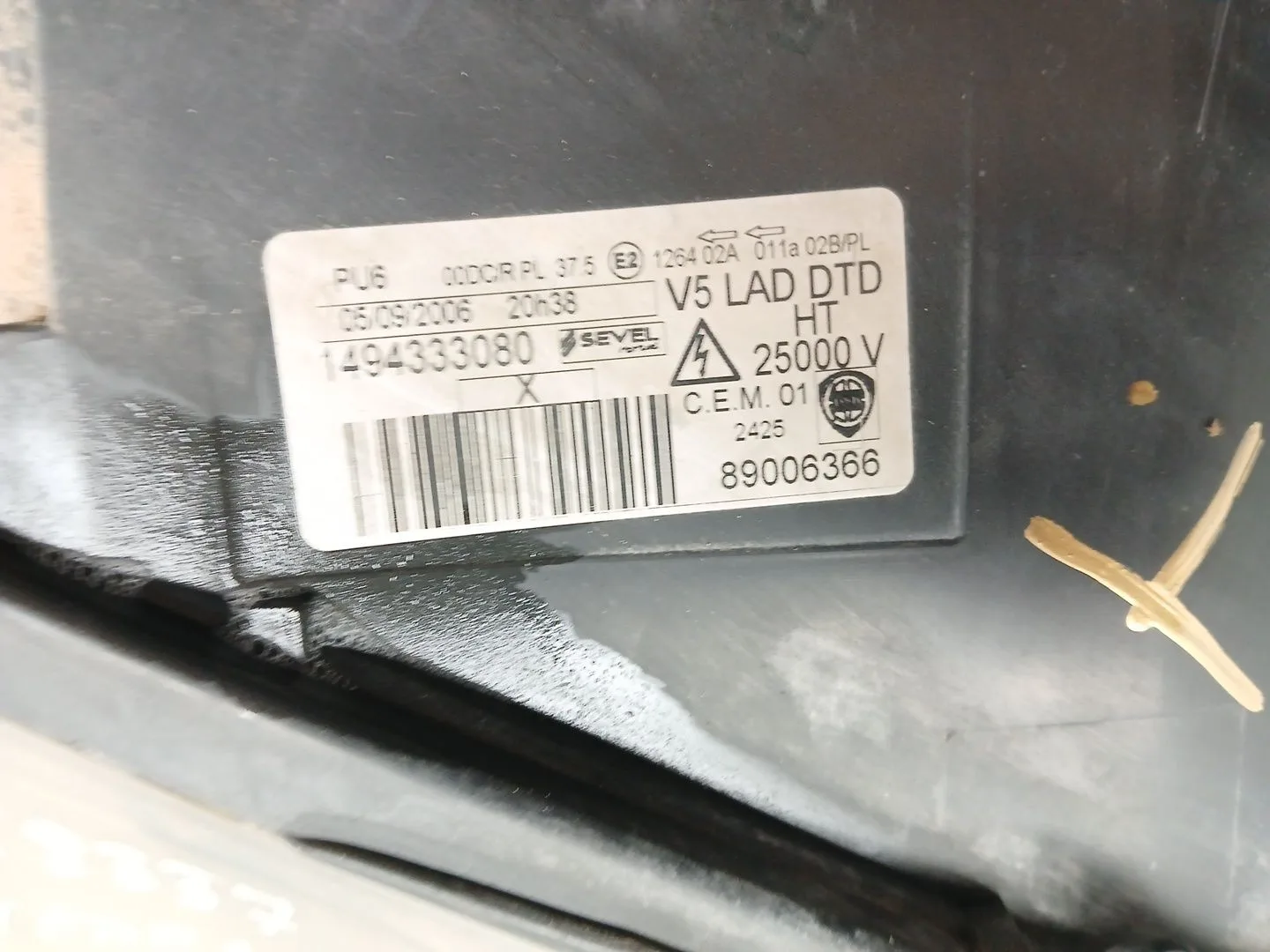 Faro Derecho para Lancia Phedra (179_)