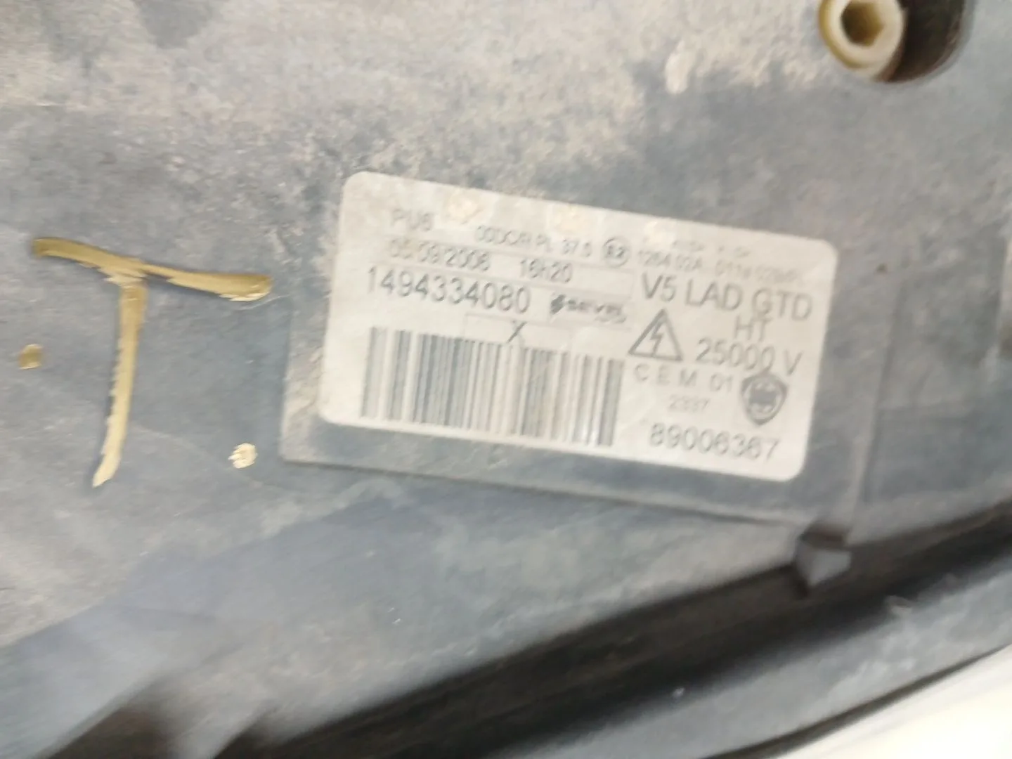 Faro Izquierdo para Lancia Phedra (179_)