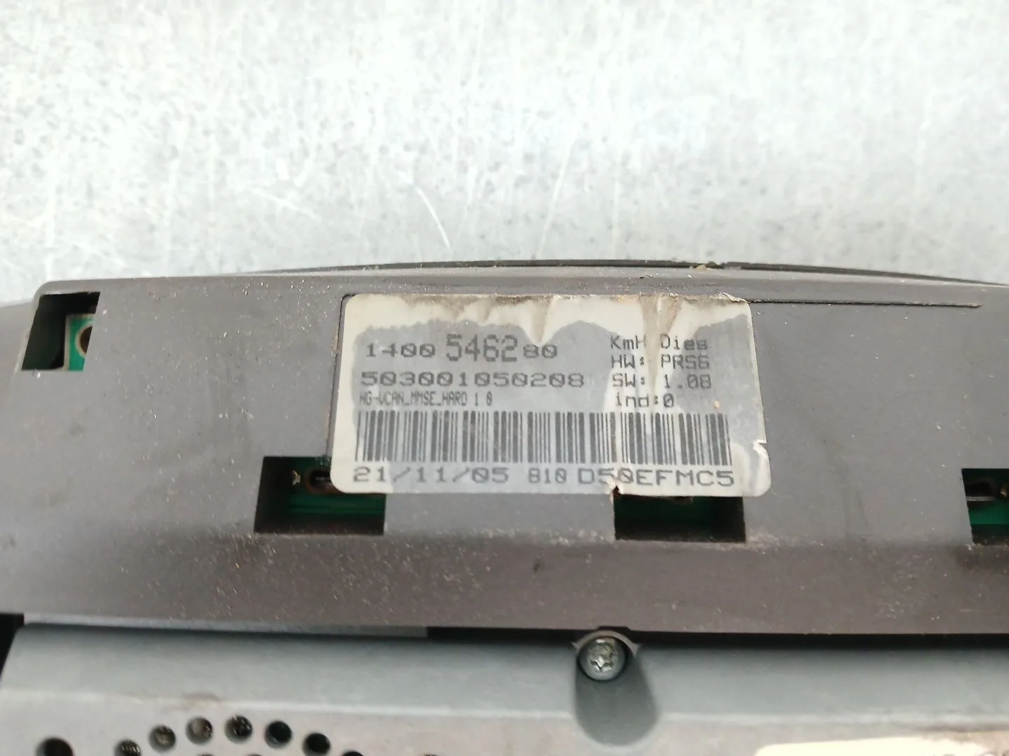 Cuadro Instrumentos para Lancia Phedra (179_)