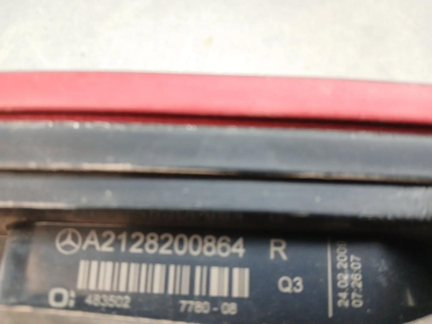 Piloto Trasero Derecho Interior para Mercedes-Benz Clase E (W212)