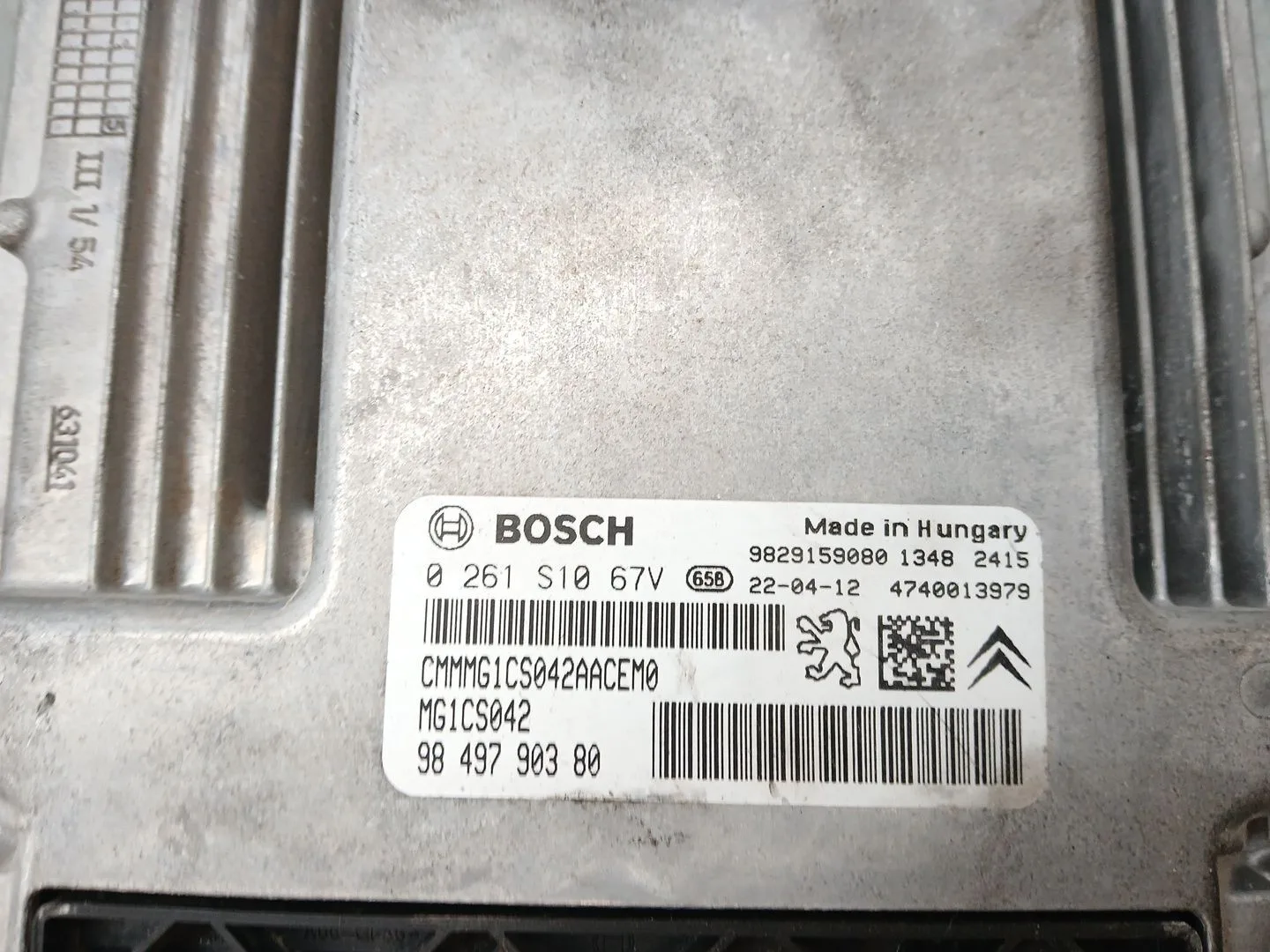 Centralita Motor Uce para Citroën C5 Aircross