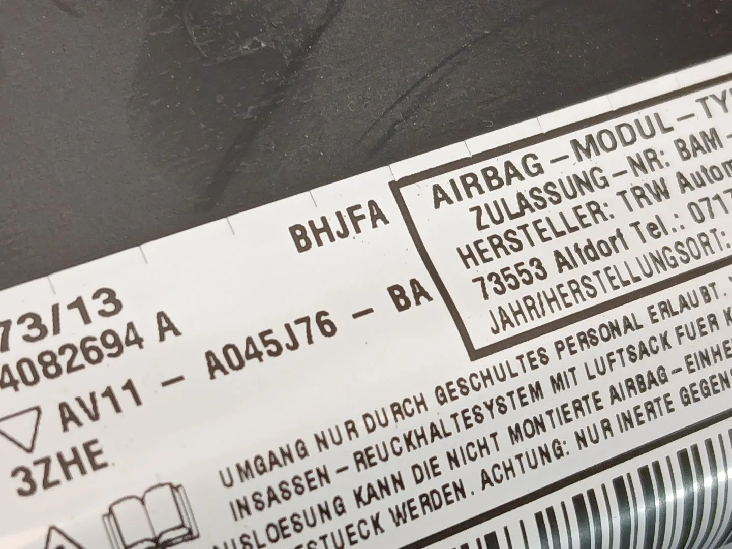 Kit Airbag para Ford B-Max (Jk)