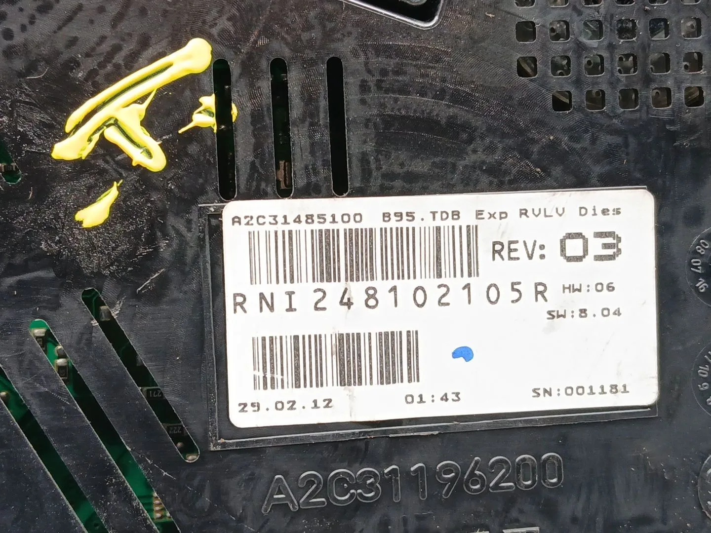 Cuadro Instrumentos para Renault Megane Iii Hatchback (Bz0/1_, B3_)